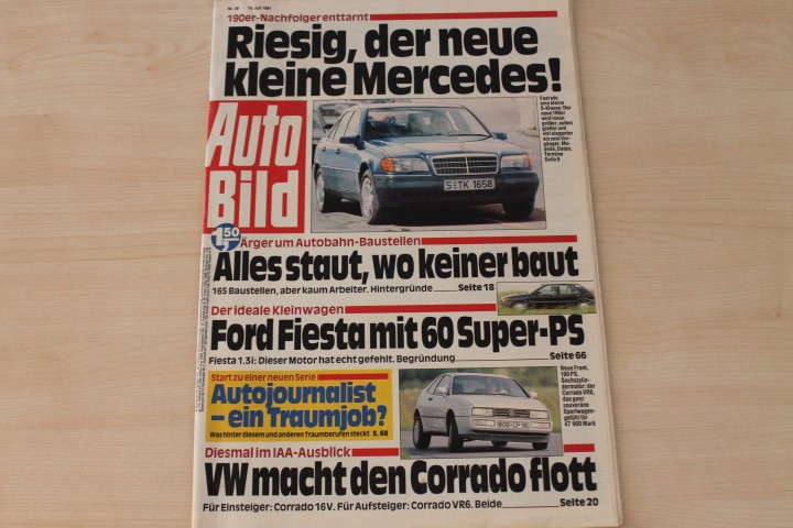 Deckblatt Auto Bild (29/1991)